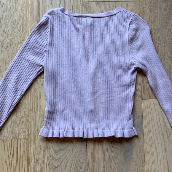 lavender purple cardigan - Picture 2 of 4